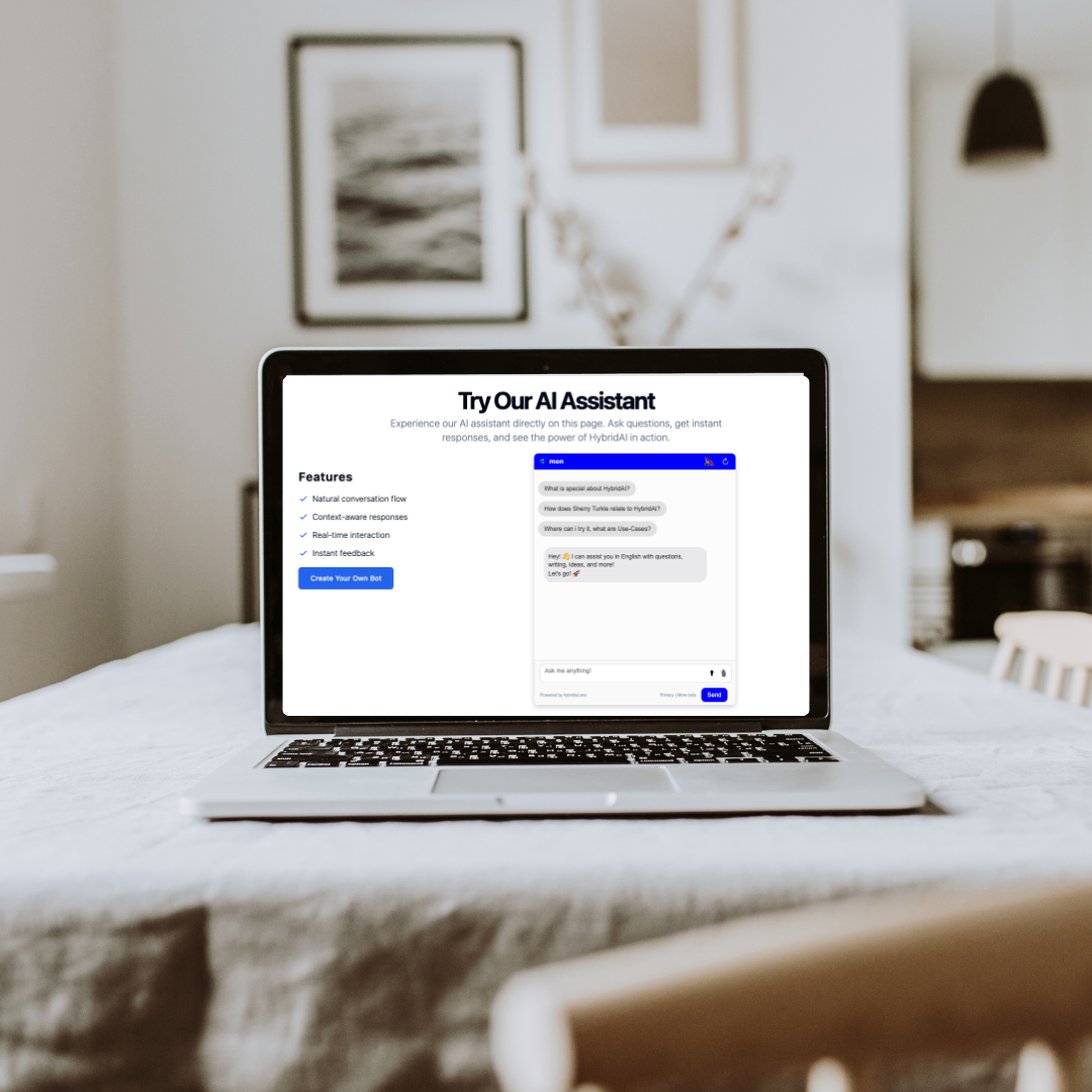 HybridAI Enterprise AI Configuration Dashboard